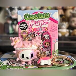 Tokidoki Pup Roll Cactus Pup Frenzies Series Collectible Charm Clip  Accessory